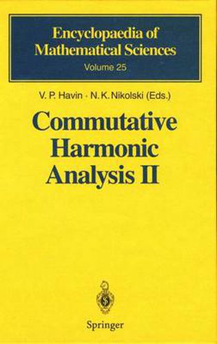 Cover image for Commutative Harmonic Analysis II: Group Methods in Commutative Harmonic Analysis