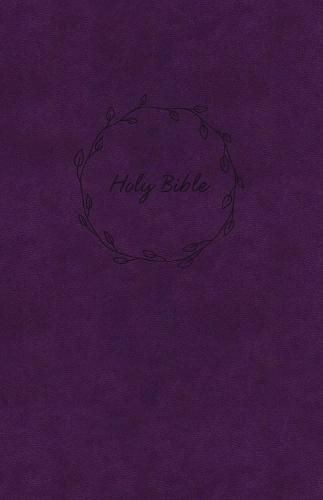 Cover image for NKJV, Value Thinline Bible, Large Print, Leathersoft, Purple, Red Letter, Comfort Print: Holy Bible, New King James Version