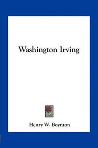 Cover image for Washington Irving