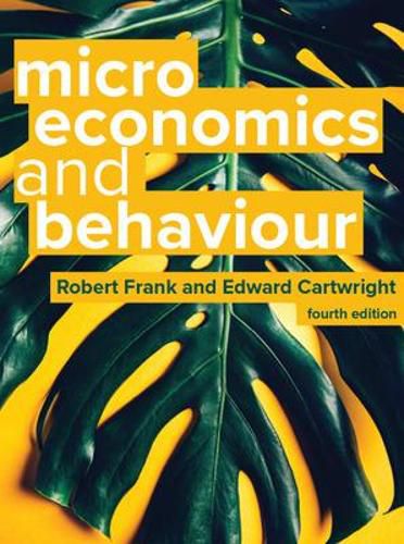 Cover image for Microeconomics and Behaviour, 4e