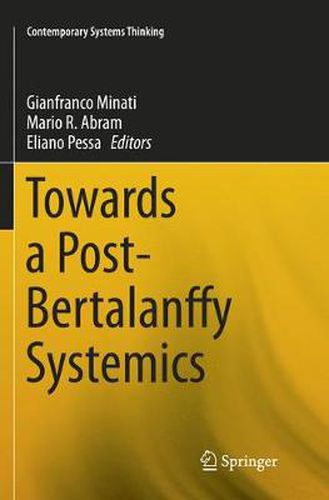 Cover image for Towards a Post-Bertalanffy Systemics