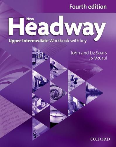 Cover image for New Headway Upper-Intermediate: Students Book Workbook With Key