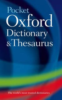 Cover image for Pocket Oxford Dictionary and Thesaurus