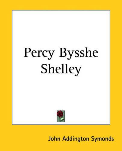 Cover image for Percy Bysshe Shelley