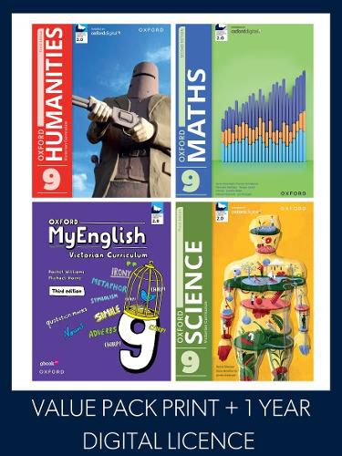 Cover image for Oxford Value Pack Victorian Curriculum 9 2026 (print+1yr digital licence)
