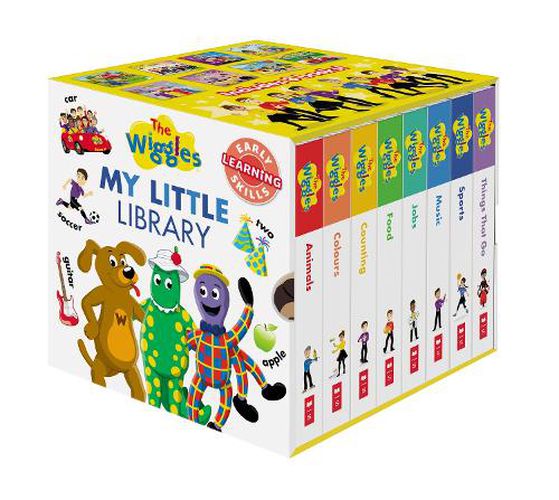Cover image for The Wiggles: My Little Early Learning 8-Book Library Cube