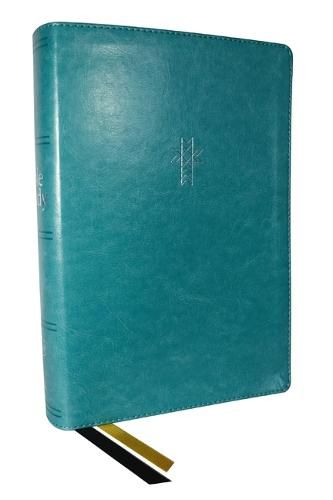 Cover image for NKJV, The Bible Study Bible, Leathersoft, Turquoise, Comfort Print