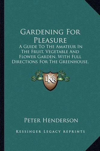 Cover image for Gardening for Pleasure Gardening for Pleasure