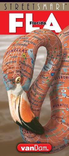 Cover image for Streetsmart Florida Map by Vandam: Sunshine State Edition