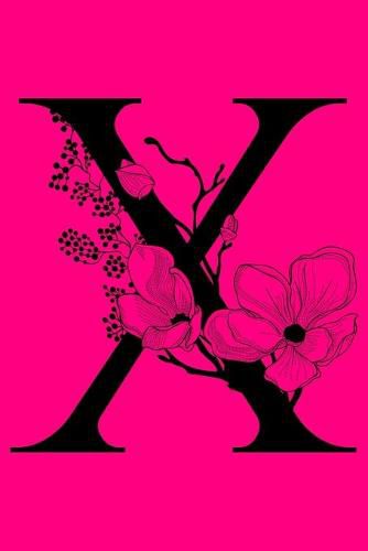 Cover image for X: Monogram Initial Notebook