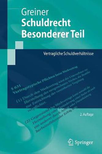 Cover image for Schuldrecht Besonderer Teil: Vertragliche Schuldverhaltnisse