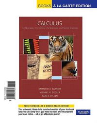 Cover image for Calculus for Business, Economics, Life Sciences & Social Sciences, Books a la Carte Edition