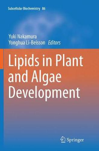 Cover image for Lipids in Plant and Algae Development