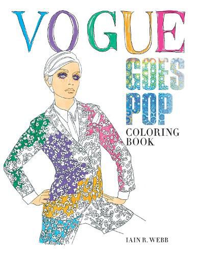 Cover image for Vogue Goes Pop Colouring Book