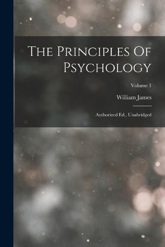 Cover image for The Principles Of Psychology