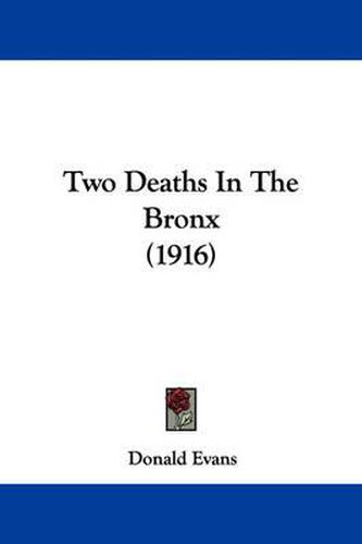 Cover image for Two Deaths in the Bronx (1916)