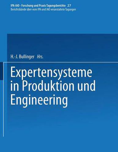 Cover image for Expertensysteme in Produktion und Engineering