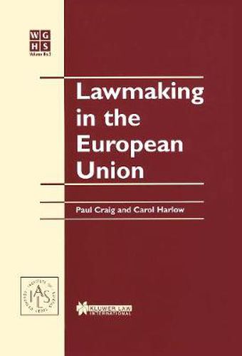 Cover image for Lawmaking in the European Union