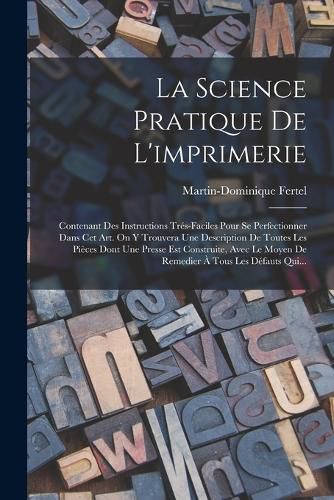 Cover image for La Science Pratique De L'imprimerie