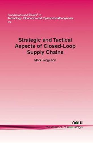 Cover image for Strategic and Tactical Aspects of Closed-Loop Supply Chains