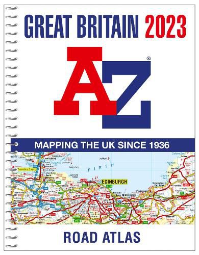 Cover image for Great Britain A-Z Road Atlas 2023 (A4 Spiral)