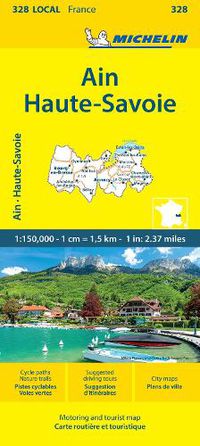 Cover image for Ain Haute-Savoie - Michelin Local Map 328