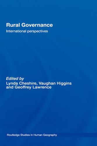 Cover image for Rural Governance: International Perspectives