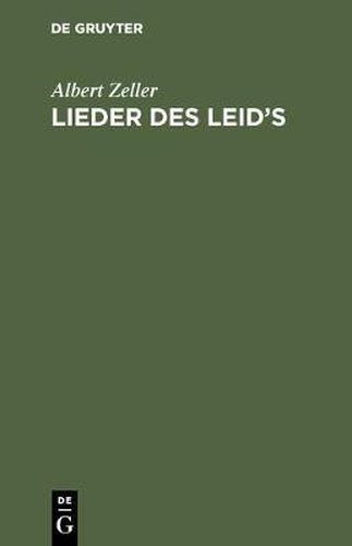 Cover image for Lieder Des Leid's