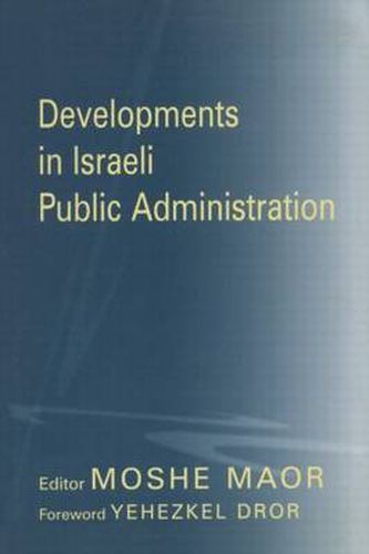 Cover image for Developments in Israeli Public Administration