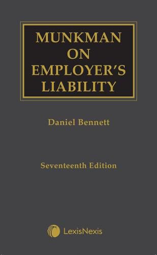 Cover image for Munkman on Employer's Liability