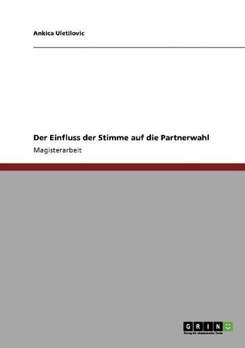 Cover image for Der Einfluss Der Stimme Auf Die Partnerwahl