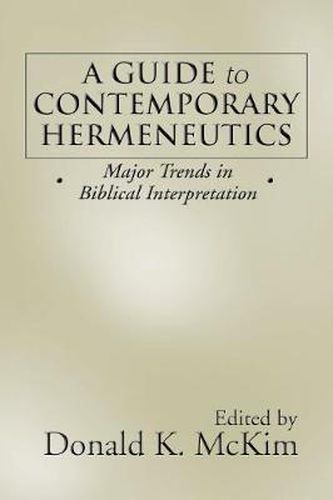 Cover image for A Guide to Contemporary Hermeneutics