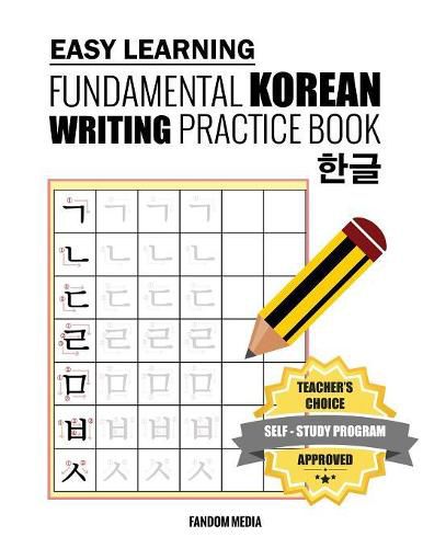 Cover image for Easy Learning Fundamental Korean Writing Practice Book