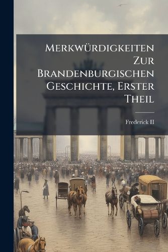 Cover image for Merkwurdigkeiten Zur Brandenburgischen Geschichte