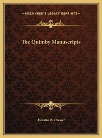 Cover image for The Quimby Manuscripts