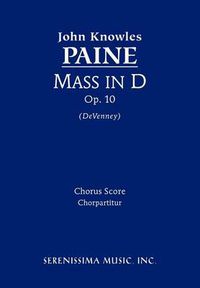 Cover image for Mass in D, Op. 10 - Chorus Score