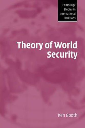 Cover image for Theory of World Security