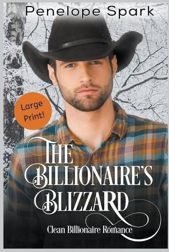 Cover image for The Billionaire's Blizzard (Large Print)