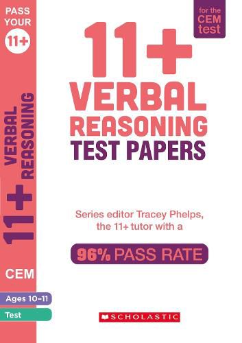 Cover image for 11+ Verbal Reasoning Tests Ages 10-11