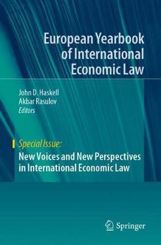 Cover image for New Voices and New Perspectives in International Economic Law