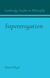 Cover image for Supererogation