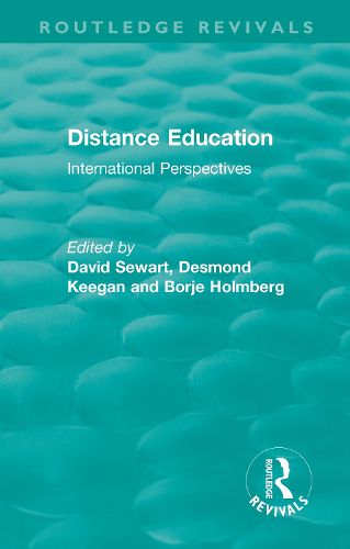 Distance Education: International Perspectives