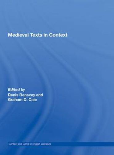 Cover image for Medieval Texts in Context