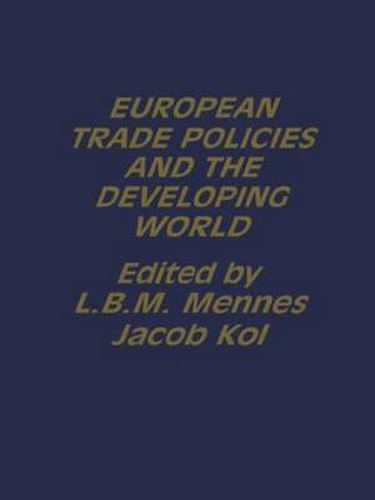 Cover image for European Trade Policies and Developing Countries