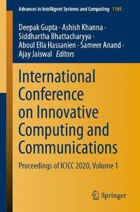 Cover image for International Conference on Innovative Computing and Communications: Proceedings of ICICC 2020, Volume 1