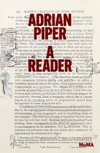 Cover image for Adrian Piper: A Reader