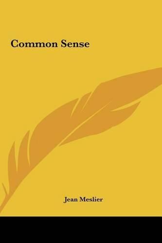 Cover image for Common Sense Common Sense