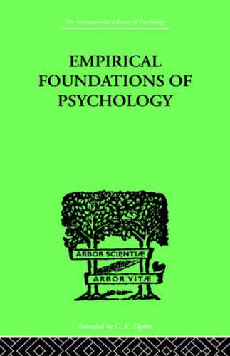 Cover image for Empirical Foundations Of Psychology