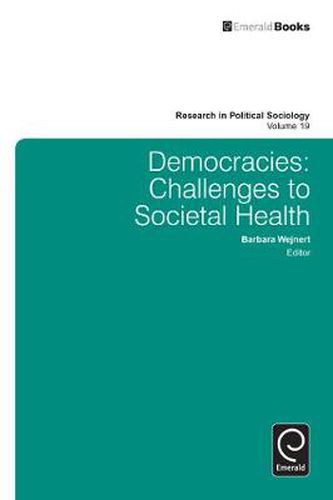 Cover image for Democracies: Challenges to Societal Health