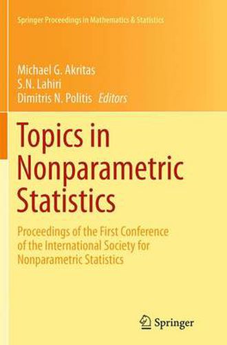 Cover image for Topics in Nonparametric Statistics: Proceedings of the First Conference of the International Society for Nonparametric Statistics